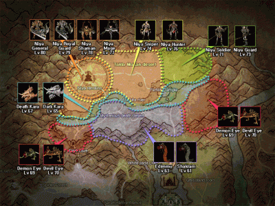 Kiến thức SilkroadR Money phần 13: Thông tin quái map Taklamakan